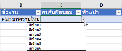 10 เทคนิคการใช้ Excel ในการ Track งาน/วาระประชุม 5