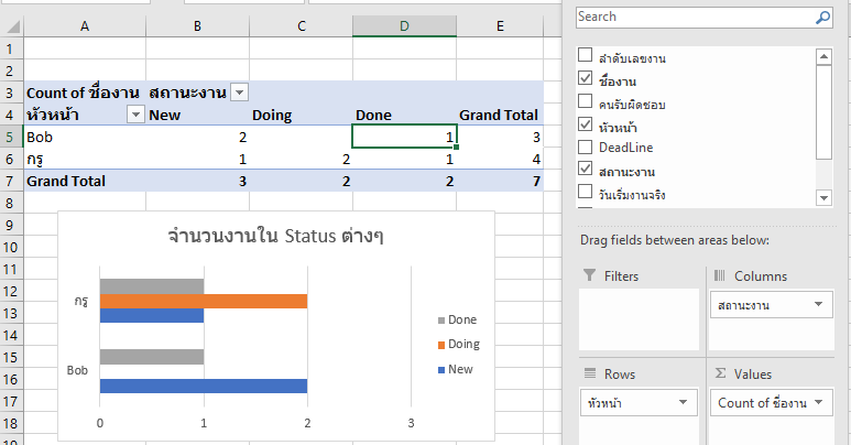 10 เทคนิคการใช้ Excel ในการ Track งาน/วาระประชุม 26