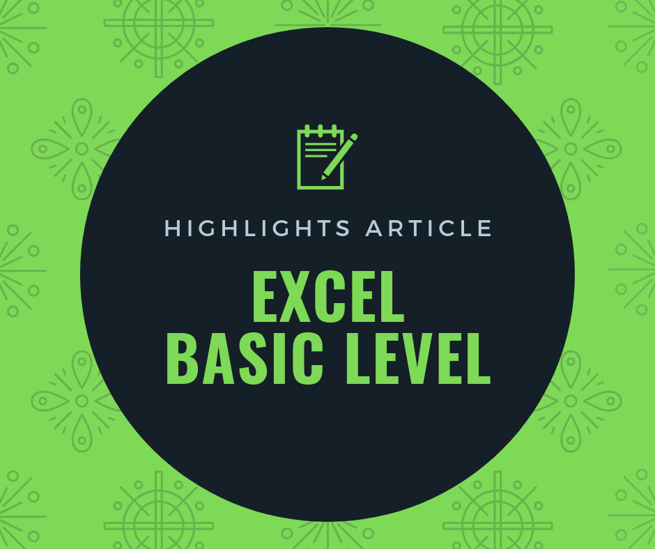 บทความแนะนำ Excel พื้นฐาน (Excel Basic Level)