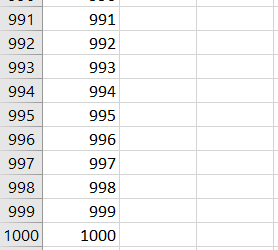 วิธีใช้ Excel รันเลข สร้างเลข Running 1 ถึง 1000 ง่ายๆ 6