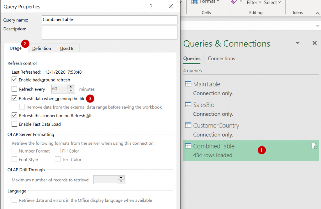 วิธีทำให้ Pivot Table และ Power Query อัปเดทโดยไม่ต้องกด Refresh เอง 5