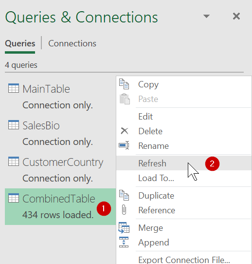 วิธีทำให้ Pivot Table และ Power Query อัปเดทโดยไม่ต้องกด Refresh เอง 14