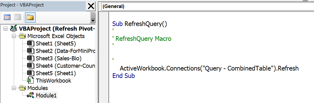 วิธีทำให้ Pivot Table และ Power Query อัปเดทโดยไม่ต้องกด Refresh เอง 15