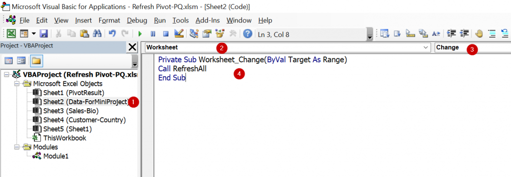 วิธีทำให้ Pivot Table และ Power Query อัปเดทโดยไม่ต้องกด Refresh เอง 11