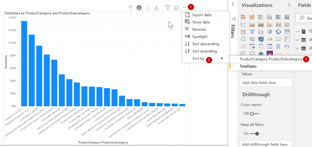 Power BI ตอนที่ 05: วิธีการ Drill เพื่อเจาะลึกข้อมูลใน Report 12