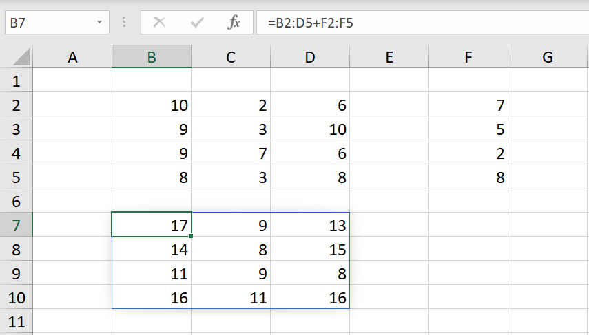 Excel Array Formula ตอนที่ 1 : พื้นฐาน 11