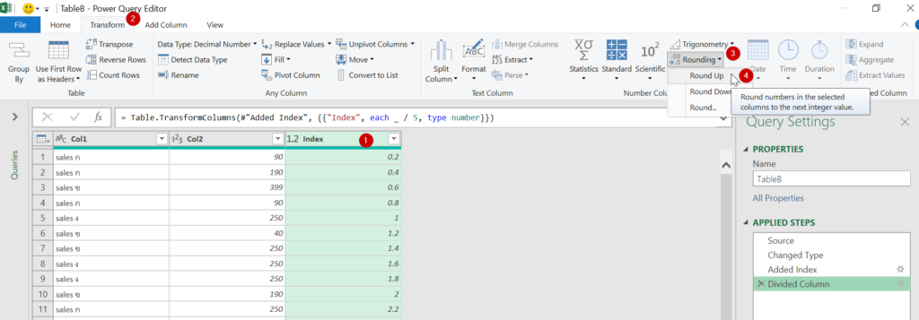 วิธี Append ต่อแถวจากตาราง 2 อัน แบบสลับแถว 5