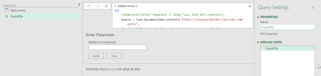 วิธีใช้ Power Query ดึงข้อมูลจาก Web API : ตอนที่ 2 3