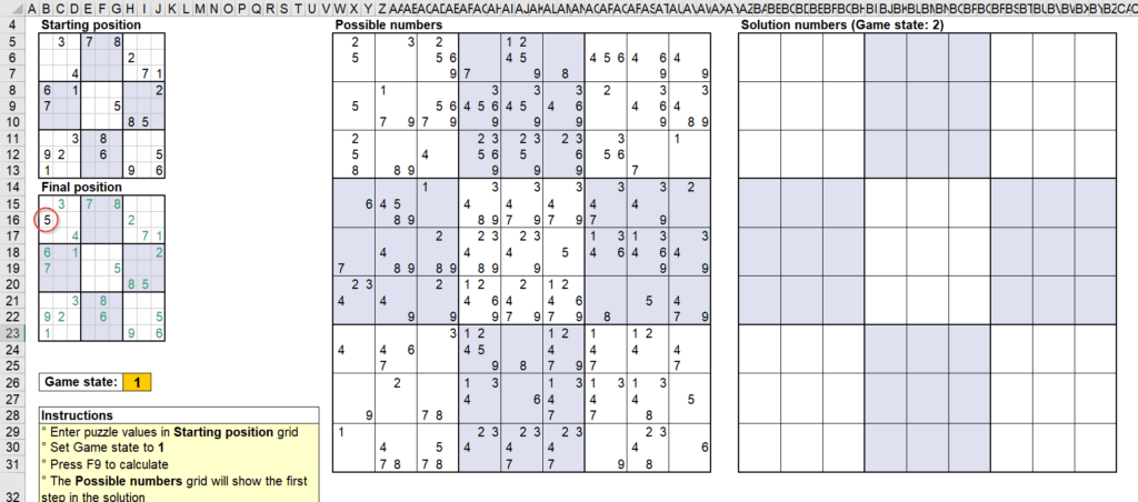 สอนใช้งานและแกะสูตร Template Sudoku Solver ของ Microsoft - Part1 4