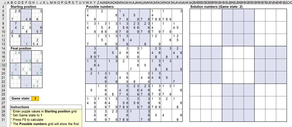 สอนใช้งานและแกะสูตร Template Sudoku Solver ของ Microsoft - Part1 8