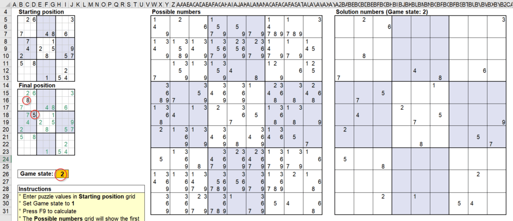 สอนใช้งานและแกะสูตร Template Sudoku Solver ของ Microsoft - Part1 9