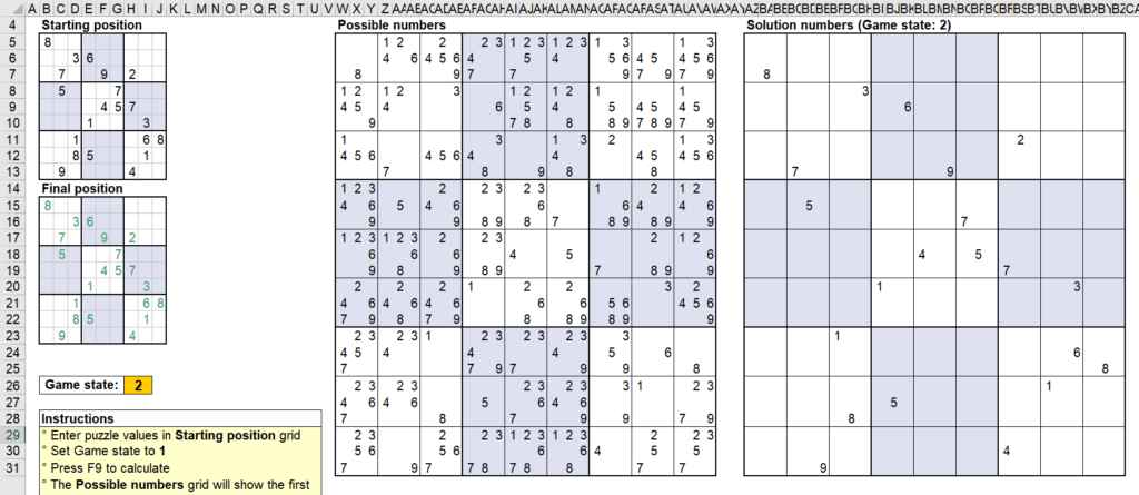 สอนใช้งานและแกะสูตร Template Sudoku Solver ของ Microsoft - Part1 13