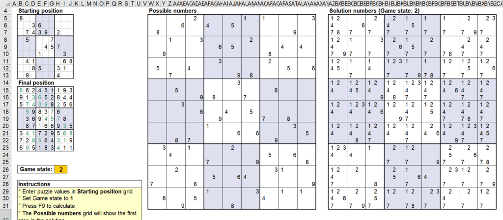 สอนใช้งานและแกะสูตร Template Sudoku Solver ของ Microsoft - Part1 15