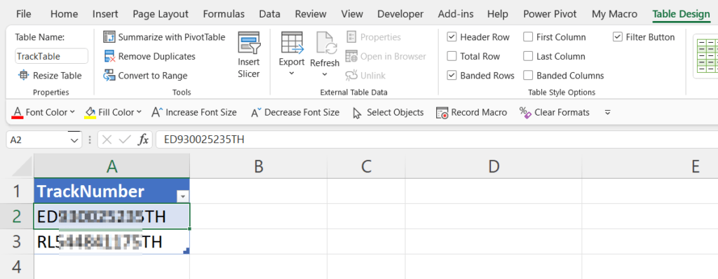 วิธีใช้ Power Query ดึงข้อมูล EMS Tracking จากไปรษณีย์ไทย ผ่าน Web API 10