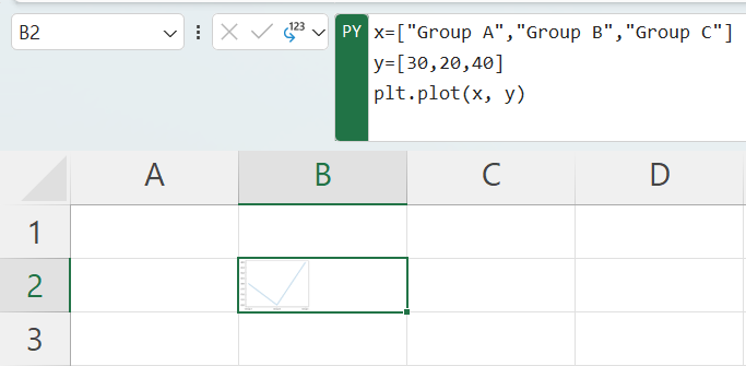 สอนใช้ Python ใน Excel ตอนที่ 5 : สร้างกราฟ Visualization เบื้องต้นด้วย Matplotlib 3
