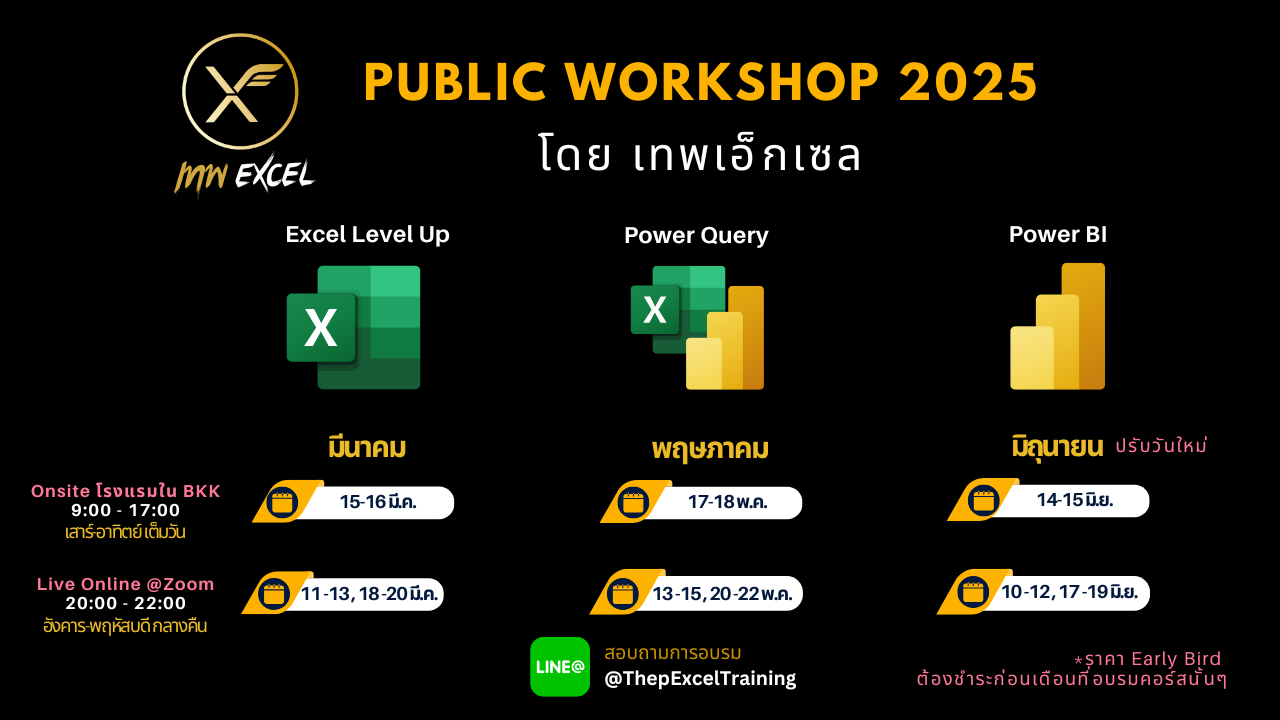 ThepExcel Public Workshop 2025 1